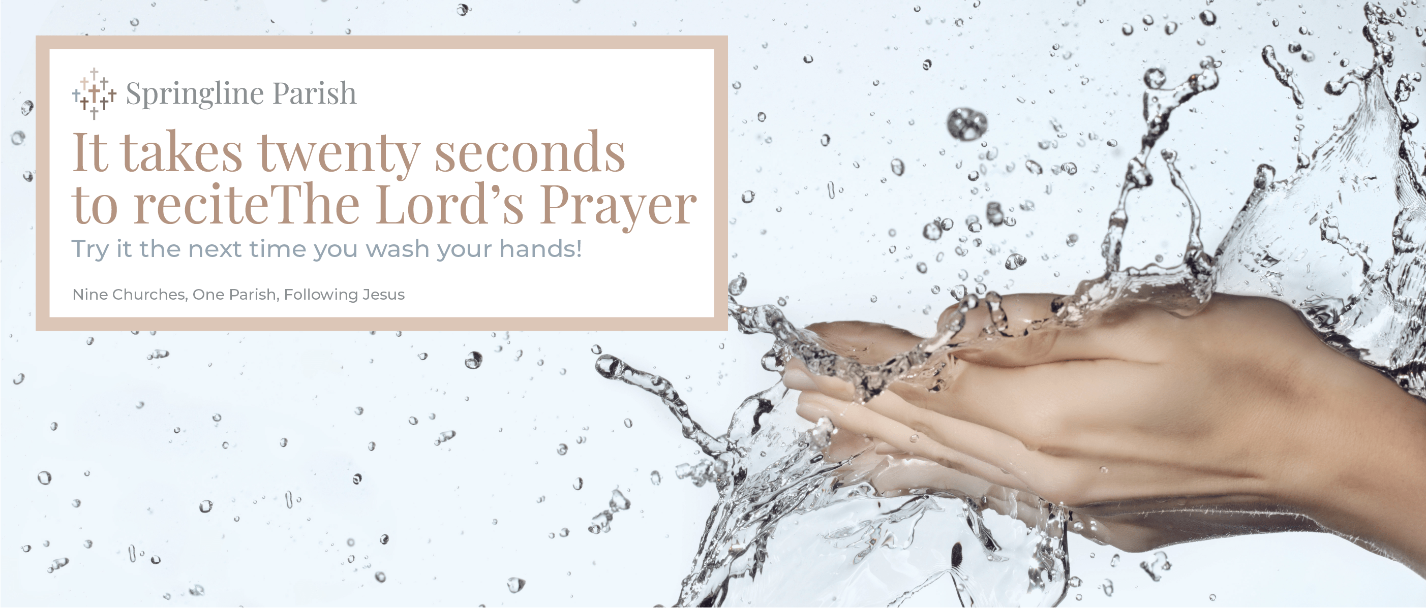 Wash your hands the Jesus Way