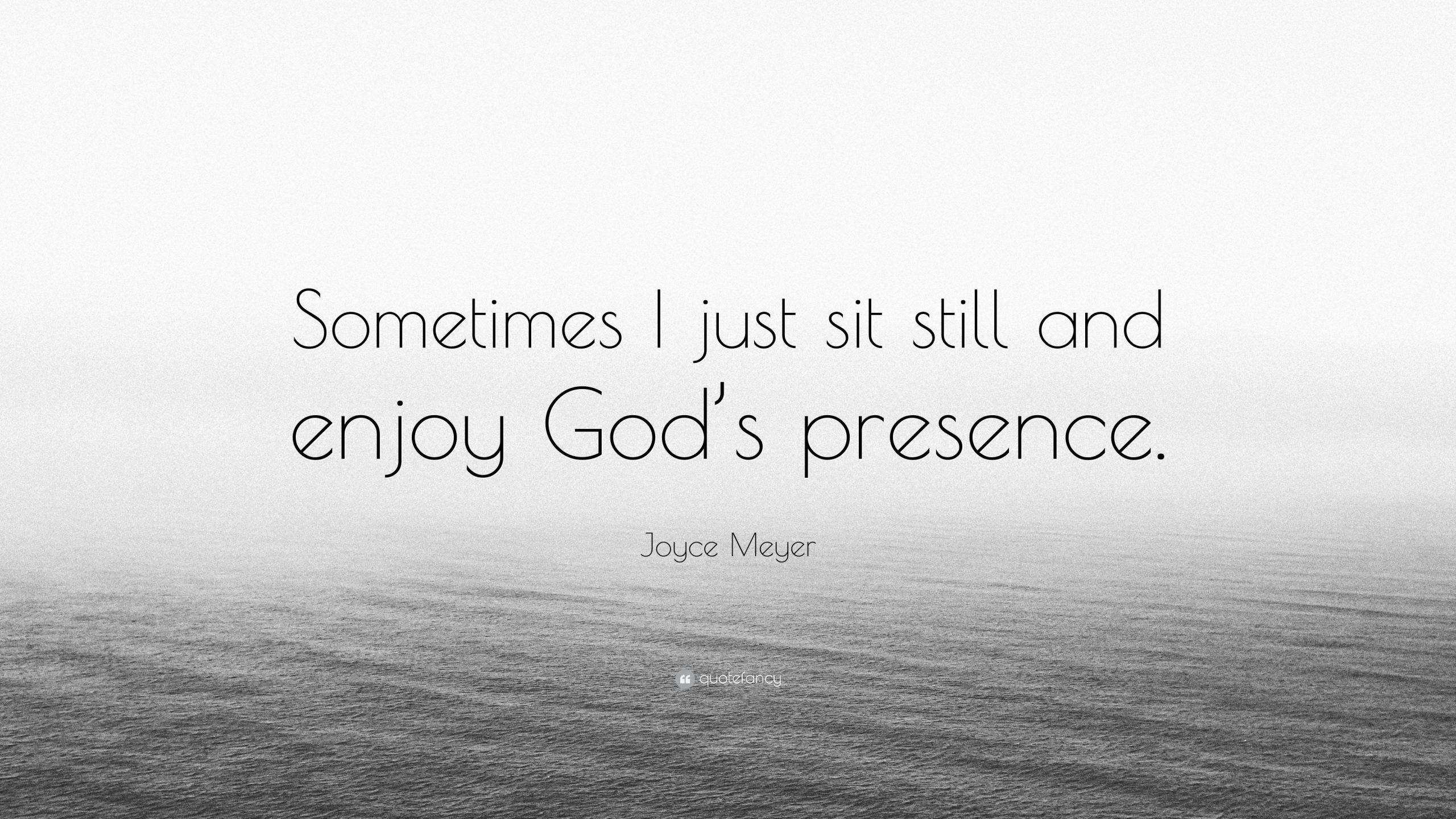 Sometimes I Just Sit Stil